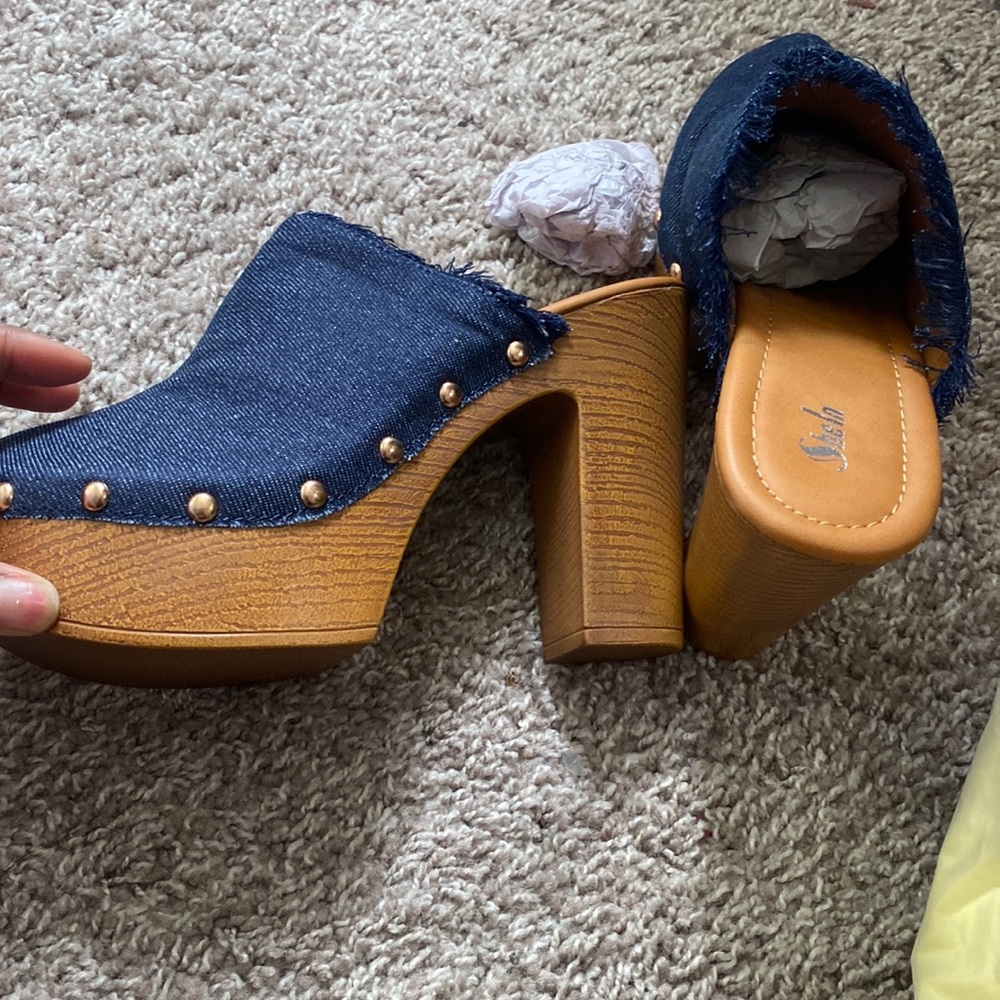 Denim Clog